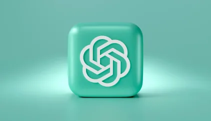 Chat GPT Glass Icon Background